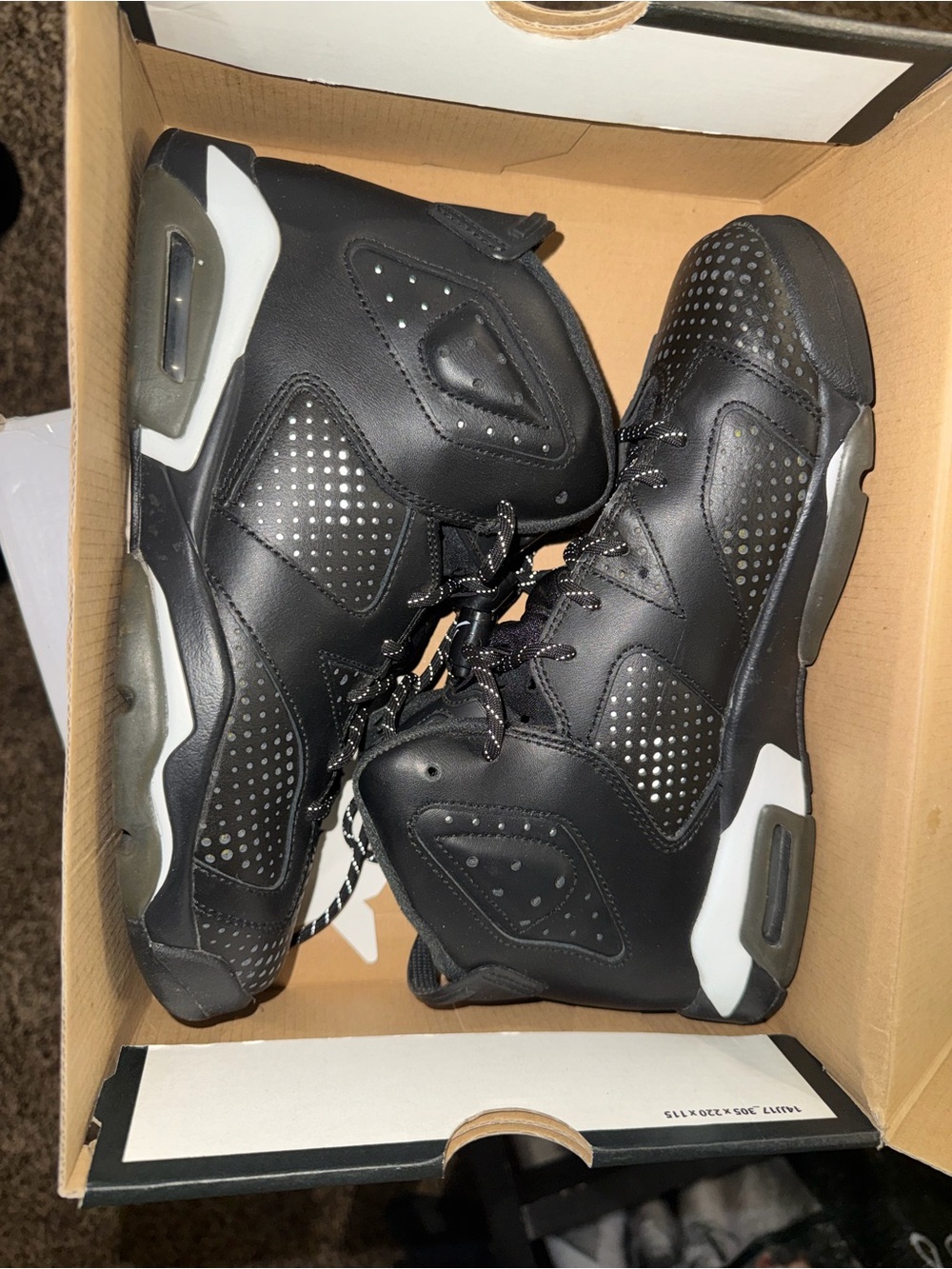 Nike Air Jordan 6 Retro BG “Black Cat” – Size 6.5Y (Women’s 8)